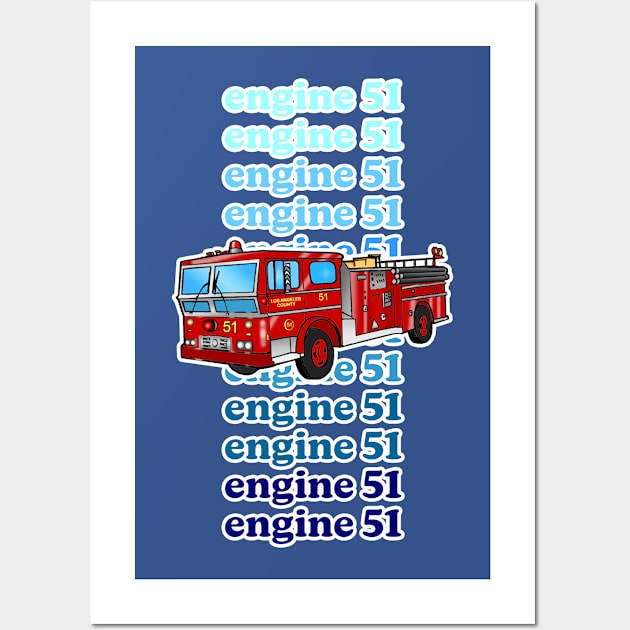 Engine 51 Wall Art by Vandalay Industries